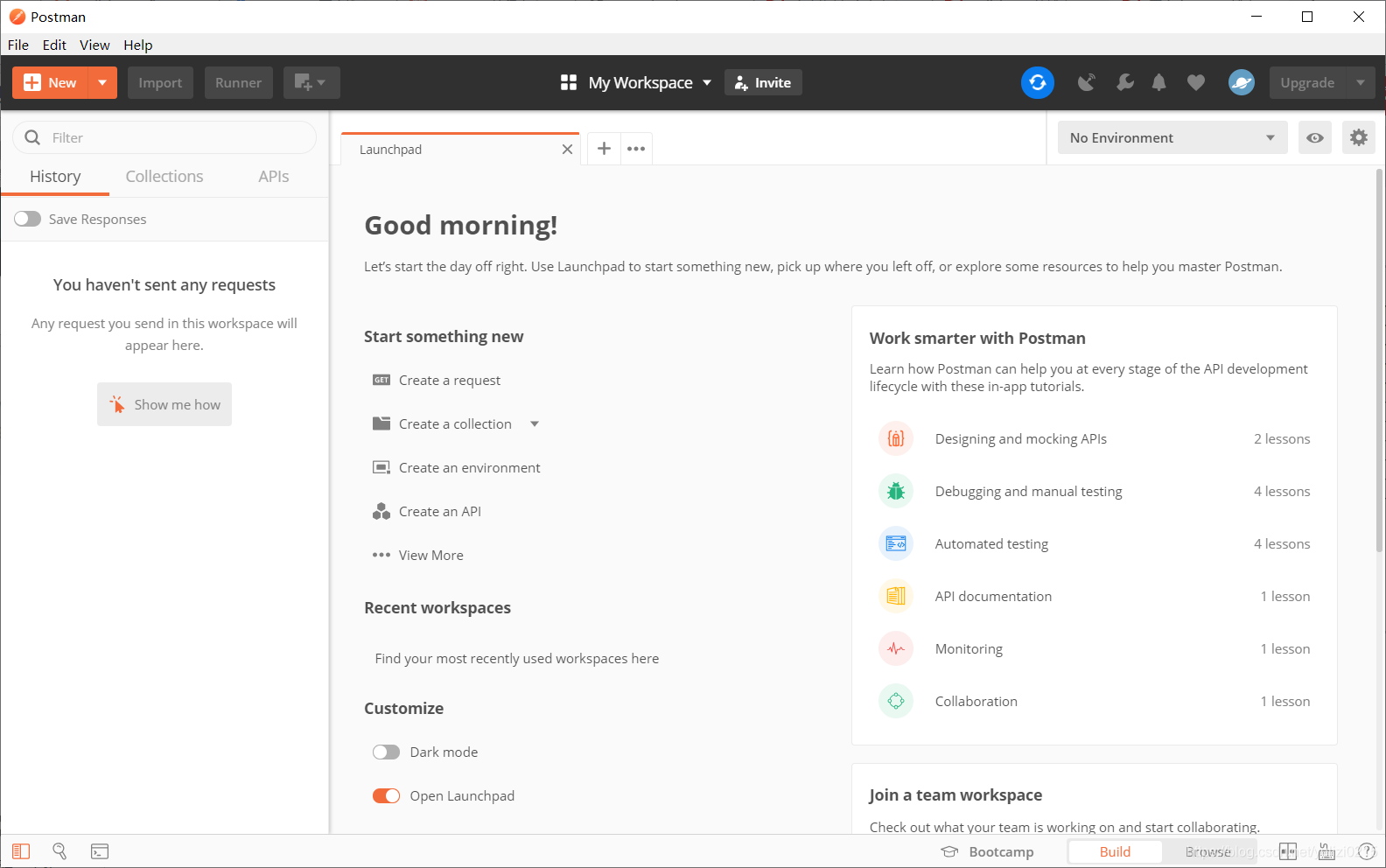 通过一些简单的配置,打开首页